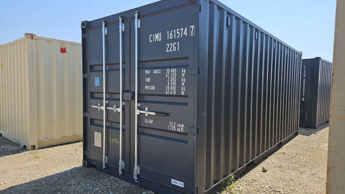 20' 1 Door Single Use Sea Container