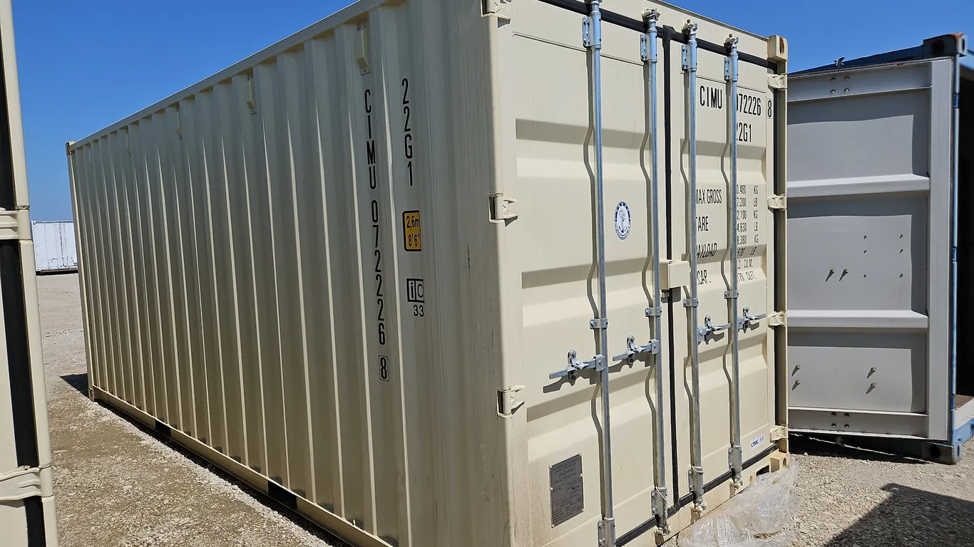 20' 1 Door Single Use Sea Container