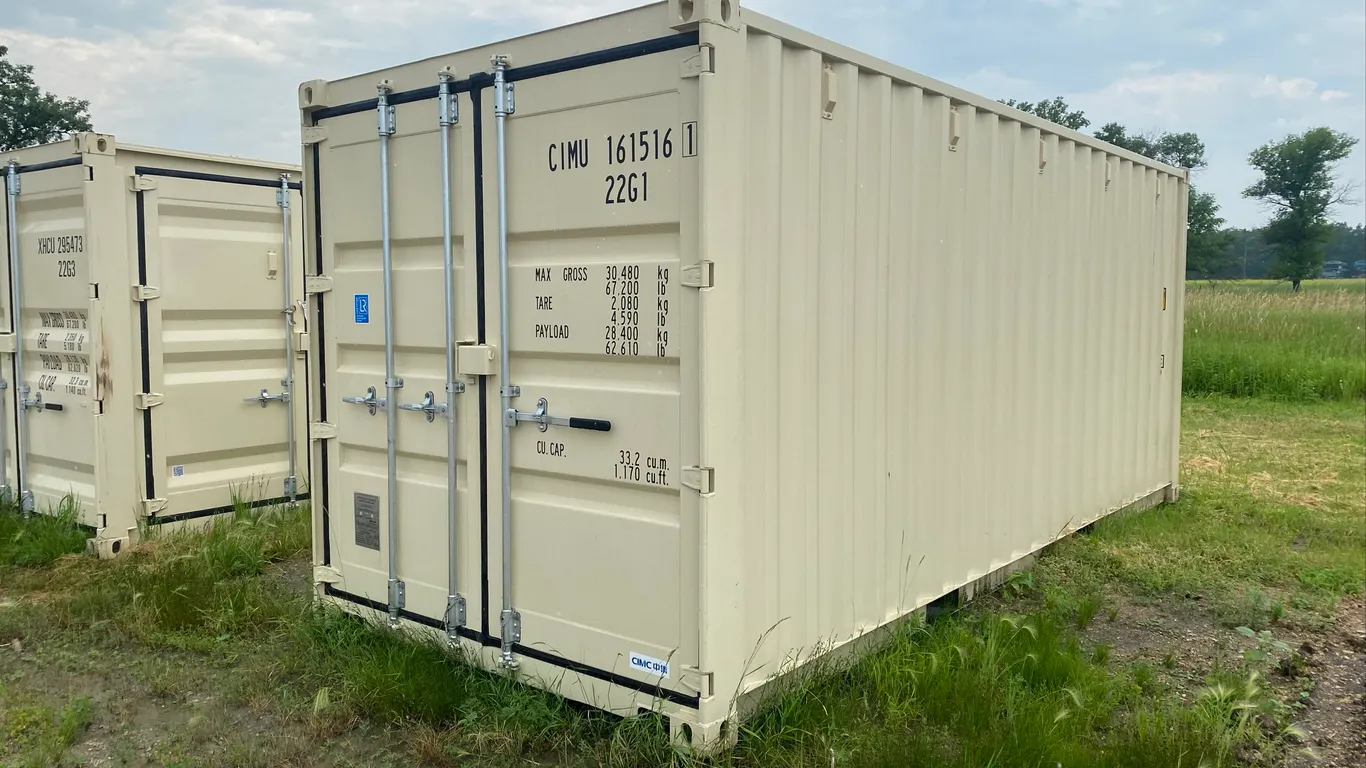 20' 1 Door Single Use Sea Container