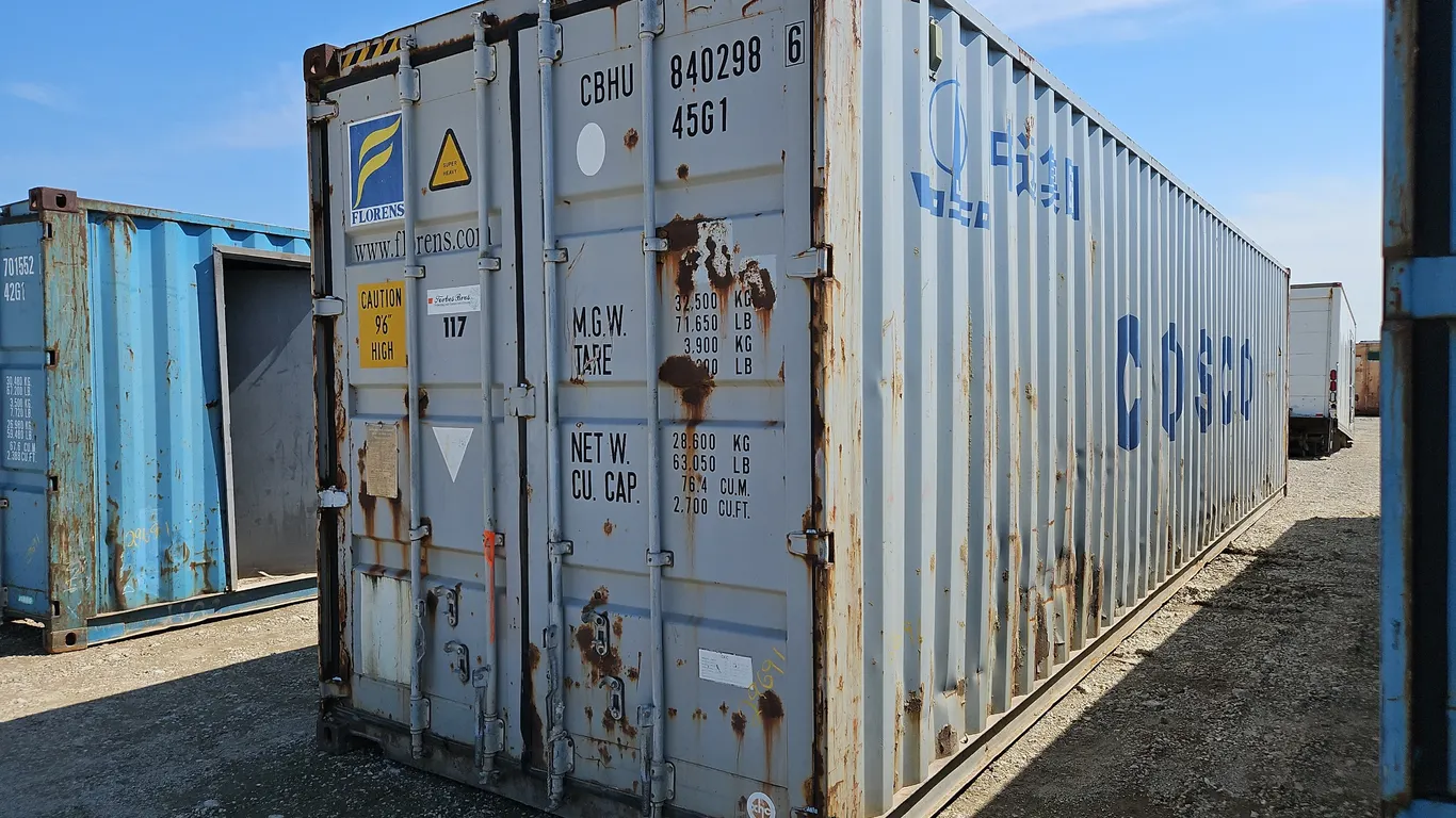 40' High Cube 1 Door Multi Use Sea Container