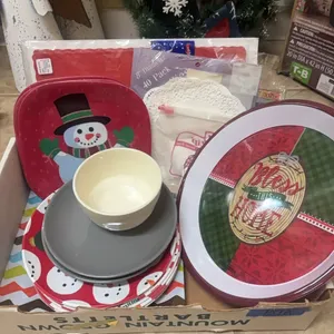 CHRISTMAS ITEMS-PLATES-MISC