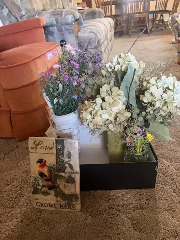 FLORAL DECOR-PLAQUE