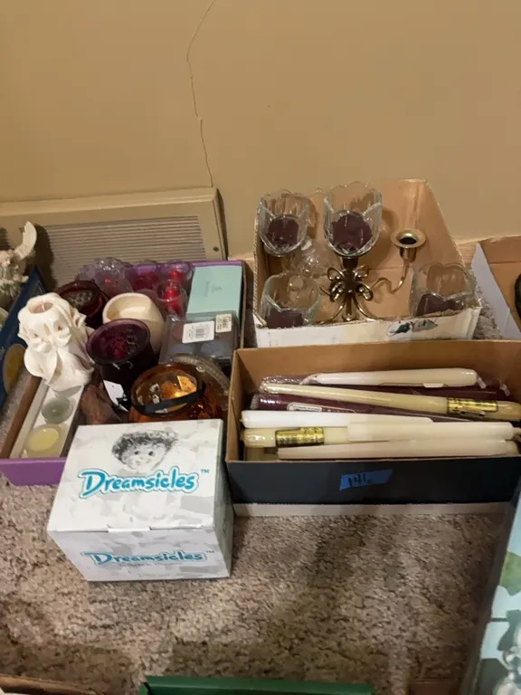 CANDLES-CANDLE HOLDERS-DREAMSICLE