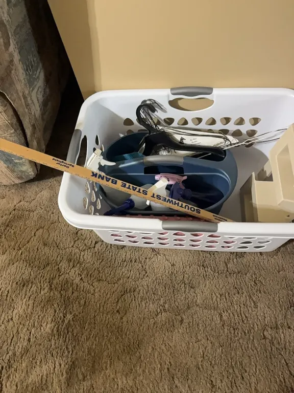 LAUNDRY BASKET-HANGERS-SPRAY BOTTLES