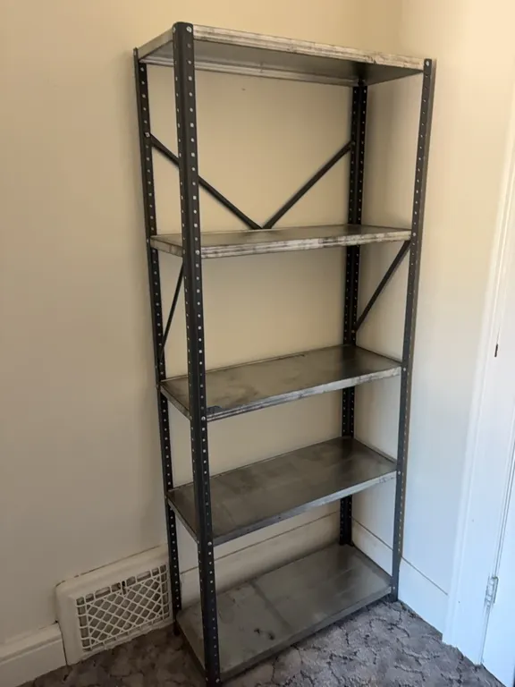 5 SHELF METAL SHELVING