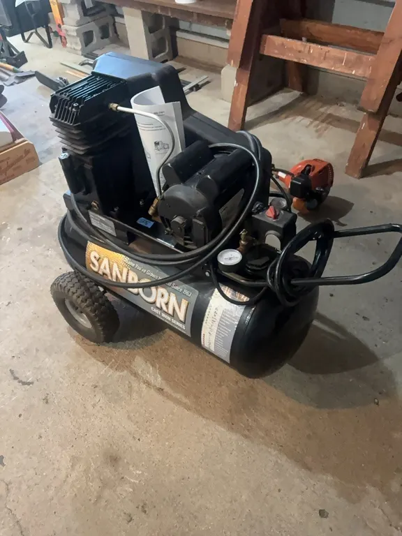 SANBORN AIR COMPRESSOR-HOSE AND ACCESSORIES