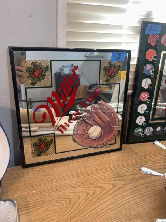 MILLER HIGH LIFE MIRRORED PIC