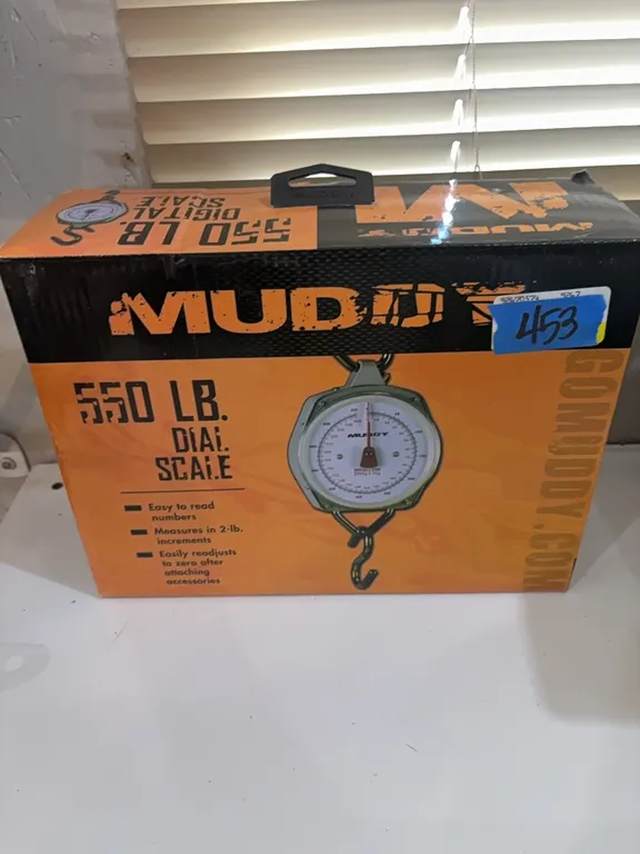 MUDDY 550 LB DIAL SCALE