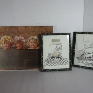 Babies In Wash Tub Wall Art
