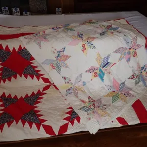 Eight Point Star with Saw Tooth Quilt plus