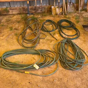 5 USED GARDEN HOSES