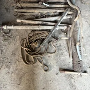 ANTIQUE FARM TOOLS AND DECOR LOT