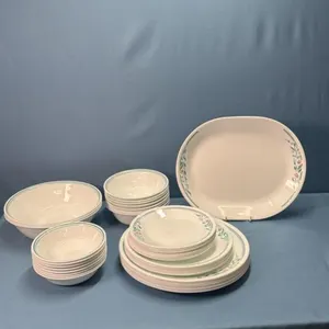 SET OF CORELLE DISHES BY CORNING