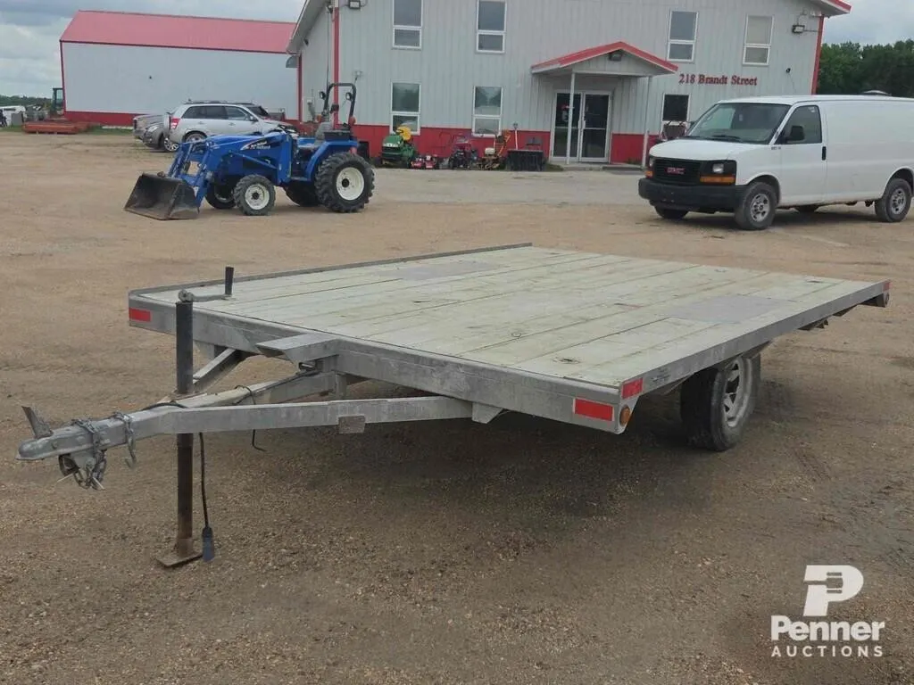 2009 12' Penner Aluminum Tilt Utility Trailer S/A