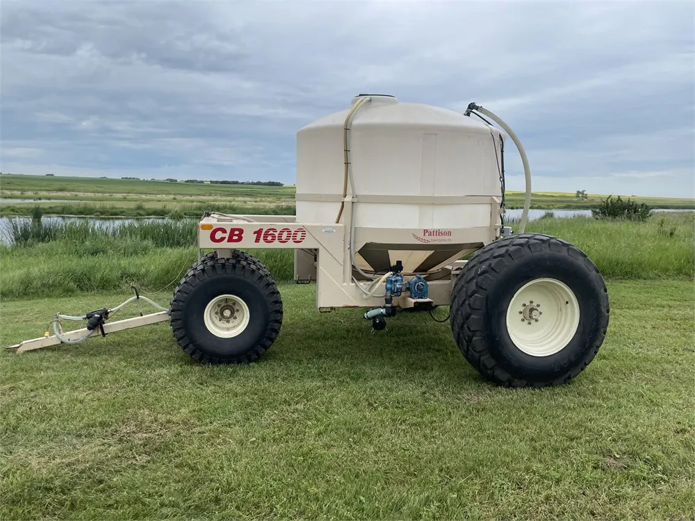PATTISON CB1600 Liquid Fertilizer Cart, ±1600 Gallon Tank, John Blue L4405 Pump