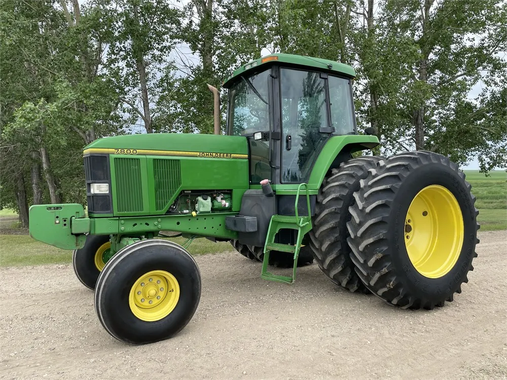 1993 JOHN DEERE 7800 2WD Tractor, 170 HP. Engine, 6,214 Hours, 540/1000 PTO.