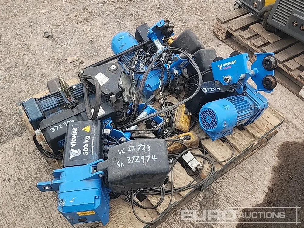 Vicinay 500kg Hoist & Trolly (3 of), Donati Hoist