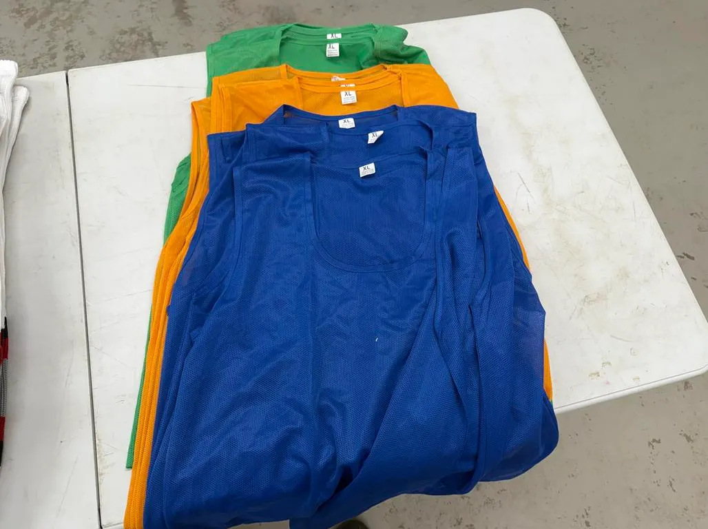 (9) Practice Jerseys (Size XL)
