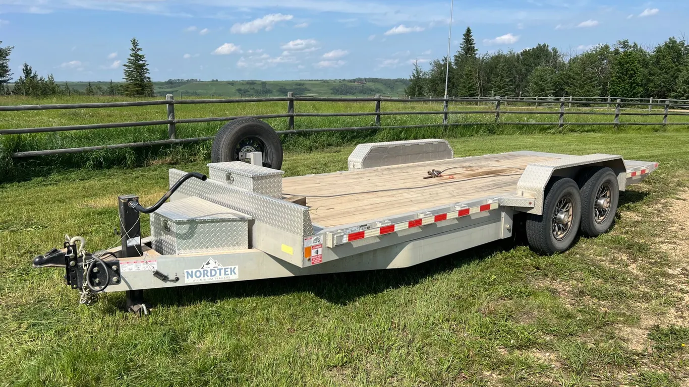 2024 20' Nordtek Aluminum Tiltdeck Trailer