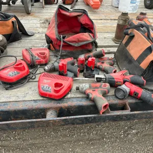 Milwaukee multi tool set/ 3 batteries/ 3 chargers