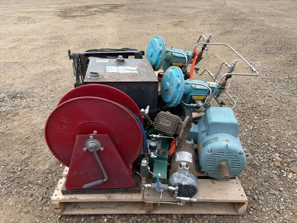 Pallet of Chemical Injection Pump & Electric Motor