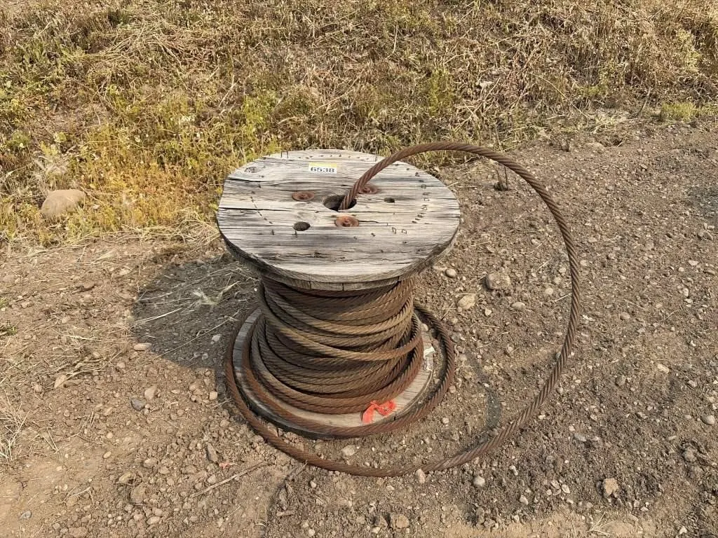 Spool of Steel Cable - 3/4 Inch