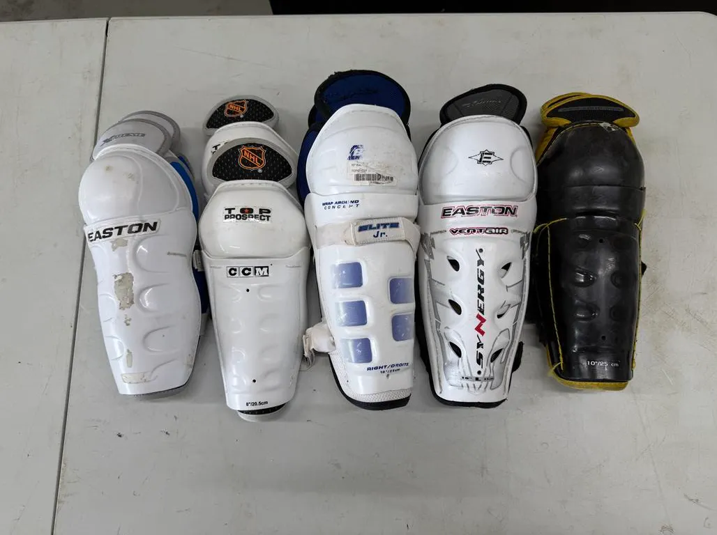(5) Shin Pads (Assorted Brands & Sizes)