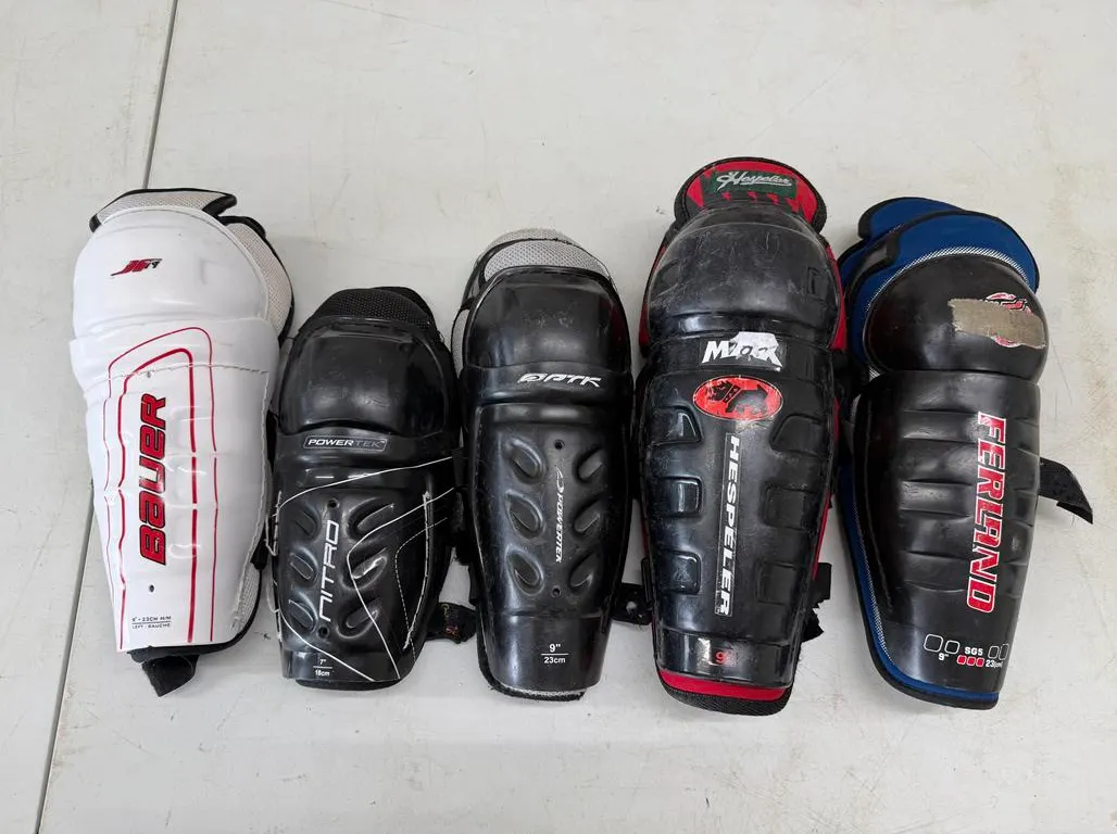 (5) Shin Pads (Assorted Brands & Sizes)