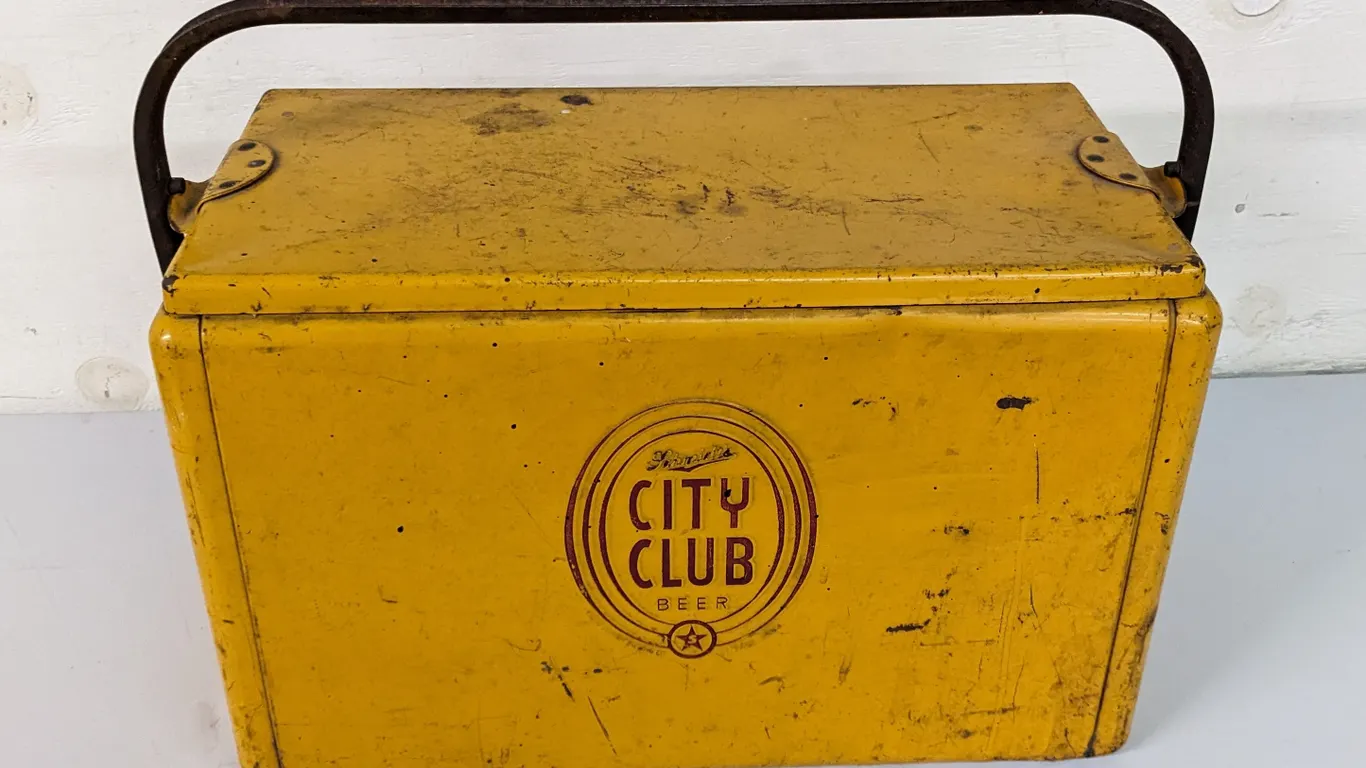 SCHMIDTS CITY CLUB BEER ST PAUL MINNESOTA PICNIC COOLER