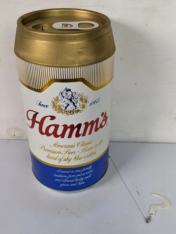 HAMMS BEER CAN BATTERY OPERATED SIGN