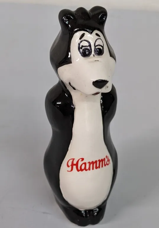 HAMMS BEER BEAR POTTERY TAP KNOB HANDLE