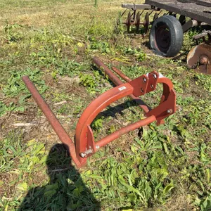 3pt Bale Forks - 55” Long Forks - 1500LB Cap.