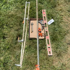 Bar Clamps, Level and Misc Tools