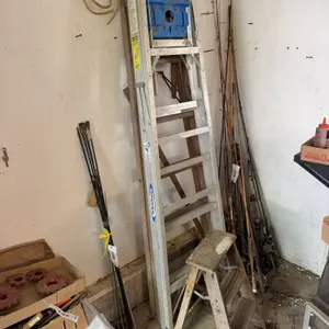Werner Aluminum & Wood 6’ Ladders, Small Wood Step Ladder