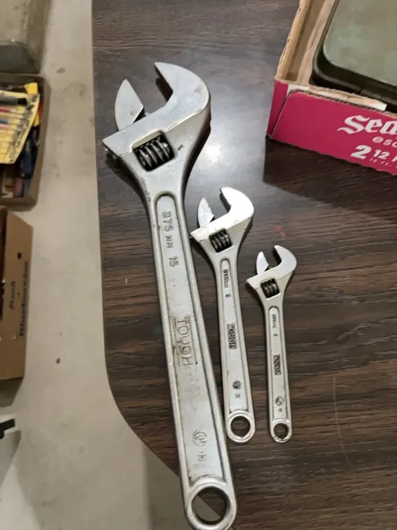 TOUGH CRESTEN WRENCHS 6”,8”,15”