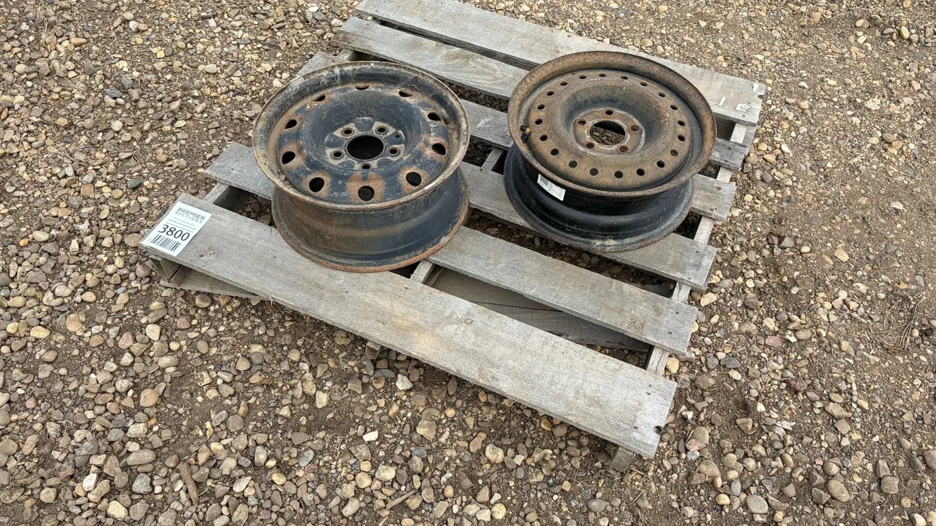(2) 15" 5-Bolt Rims