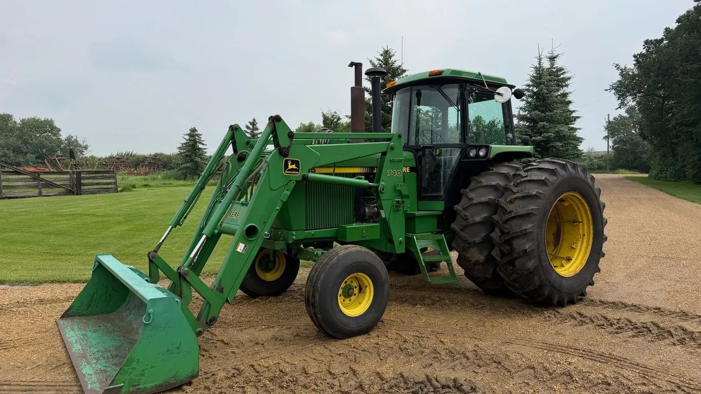 John Deere 4455 2WD Tractor w/ FEL