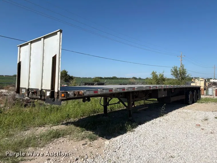2002 Wabash flatbed trailer