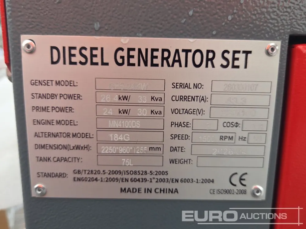 Unused 2026 Roter Sturm GFS-24KW + ATS