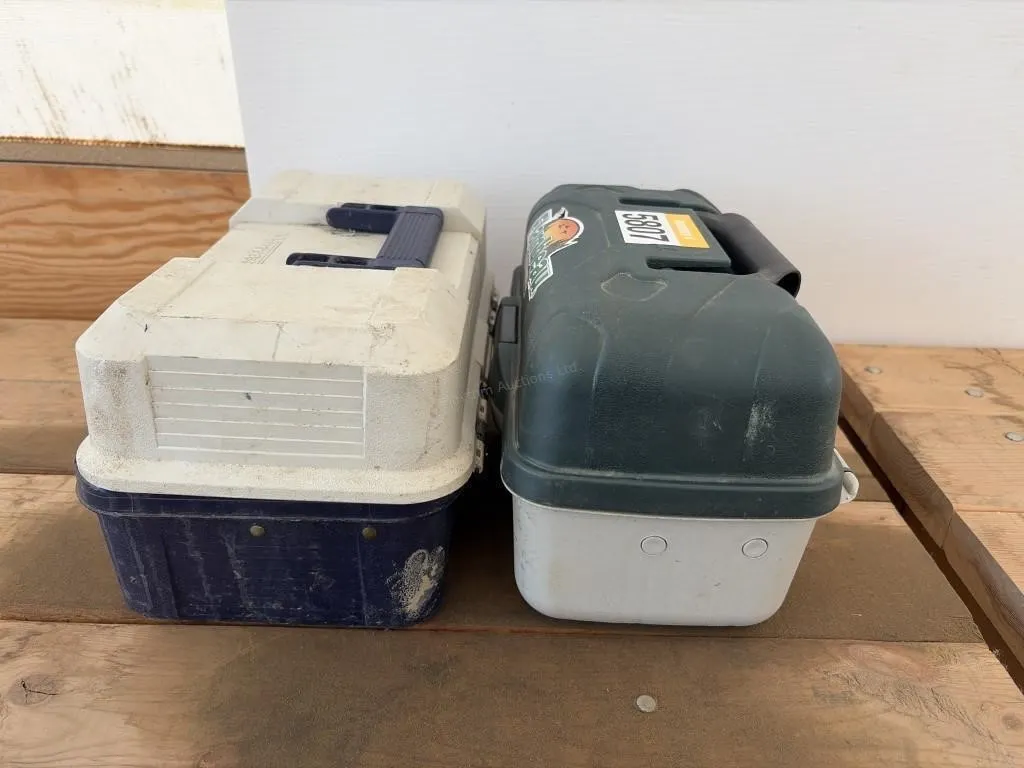 Two Tackle Boxes With Tackle