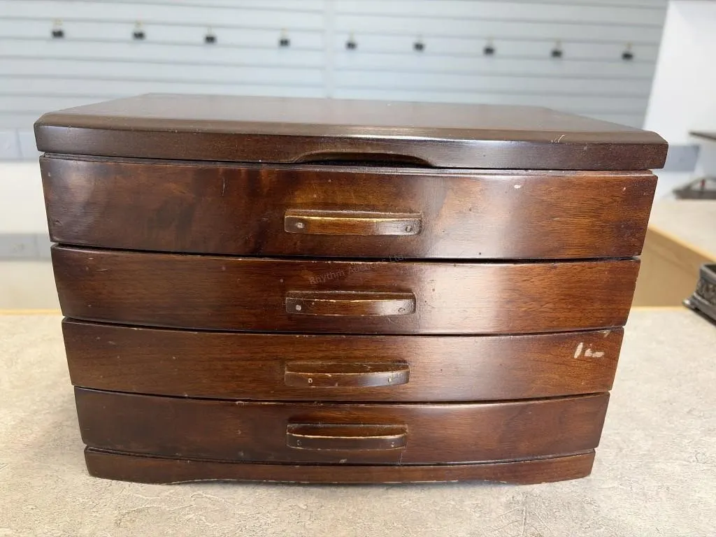 Jewelry Box With Assorted Jewelry