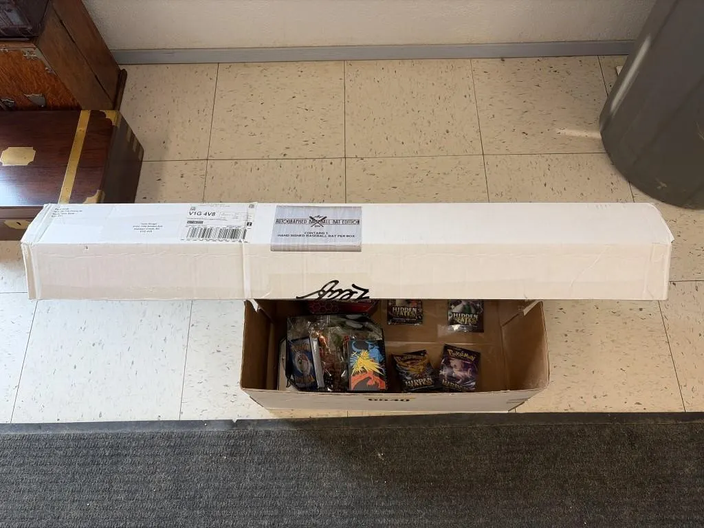 Box of Pokemon Cards & More