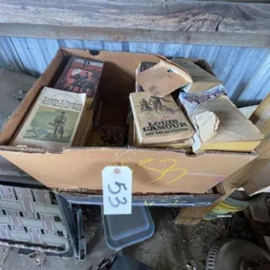 2 Boxes - Old Louis L'Amour Paperback Books