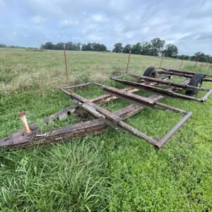 Bumper Pull Single Axle 6-Round Bale Hauler