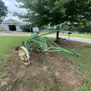 John Deere Iron Wheeled 2-Bottom Plow