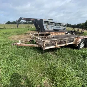 Bumper Pull 2-Axle Trailer w/Ramps