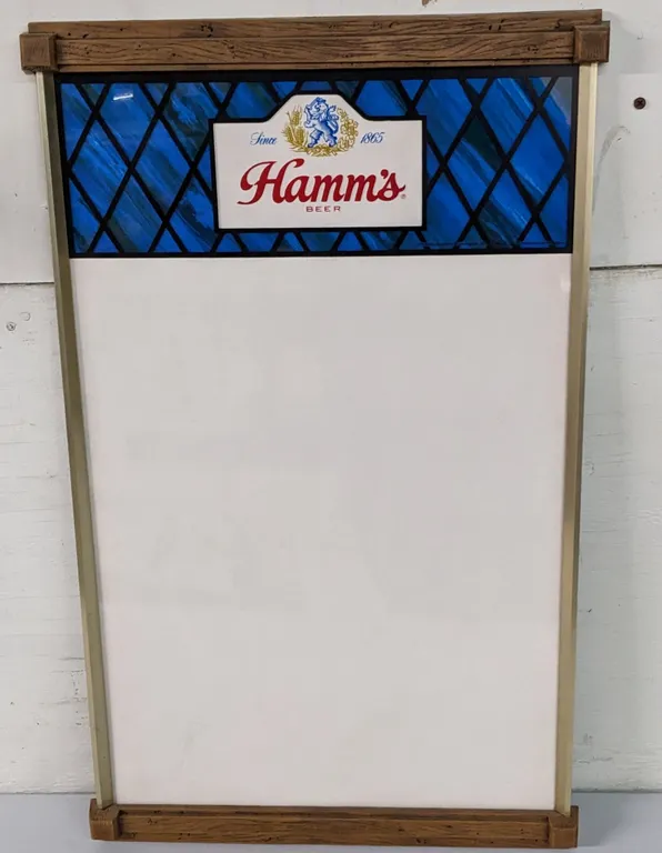 HAMMS BEER TAVERN BAR LIQUOR LICENSE HOLDER SIGN
