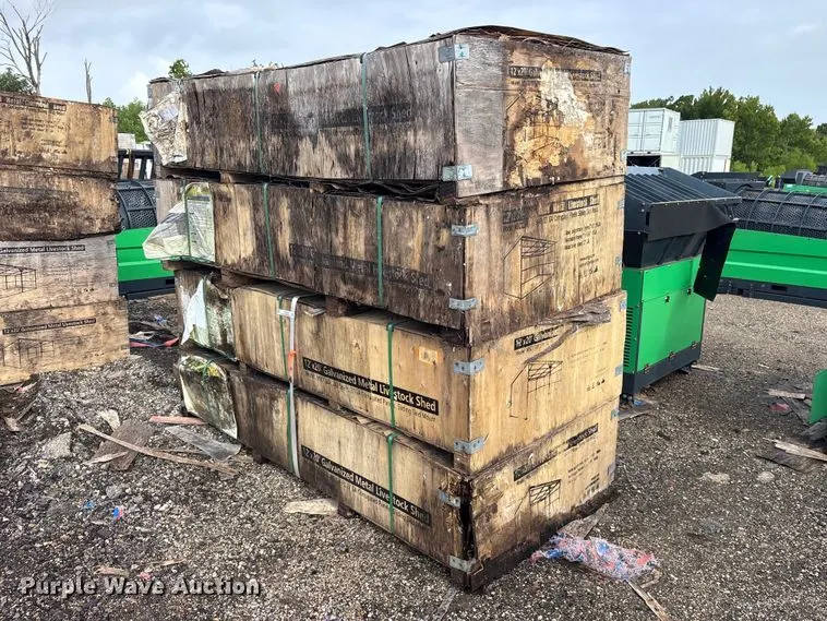 (4) Valley Pioneer MSC1220F livestock sheds