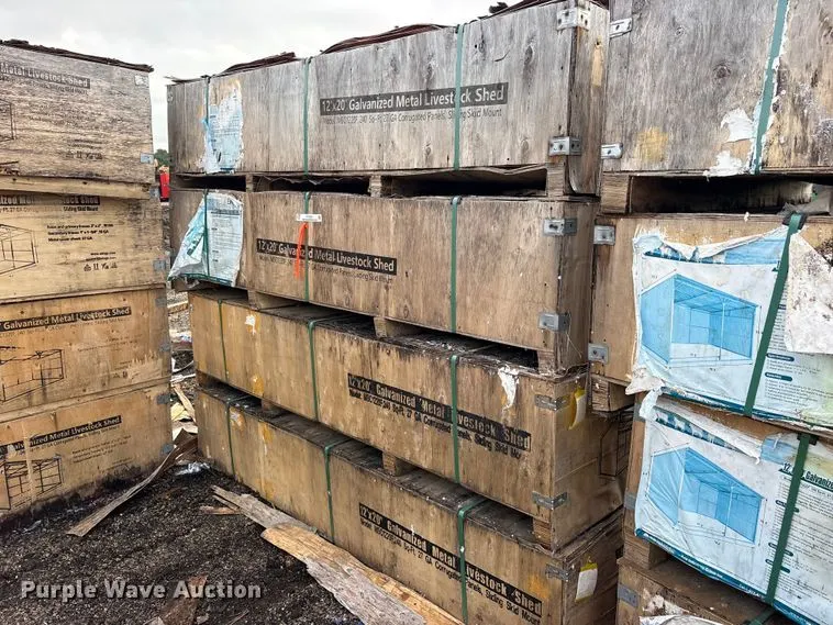 (4) Valley Pioneer MSC1220F livestock sheds