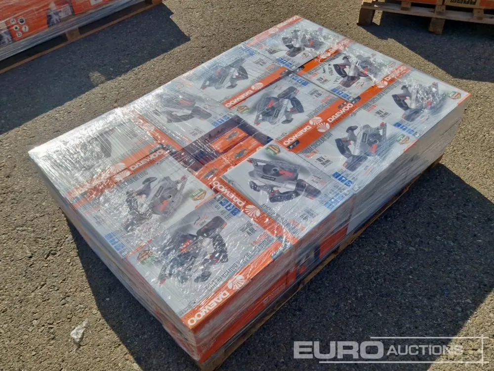 Unused Daewoo Set of DALCS18-1 Lithium Circular Saw (11 of) + + DALB20-1 Lithium Battery (11 of)